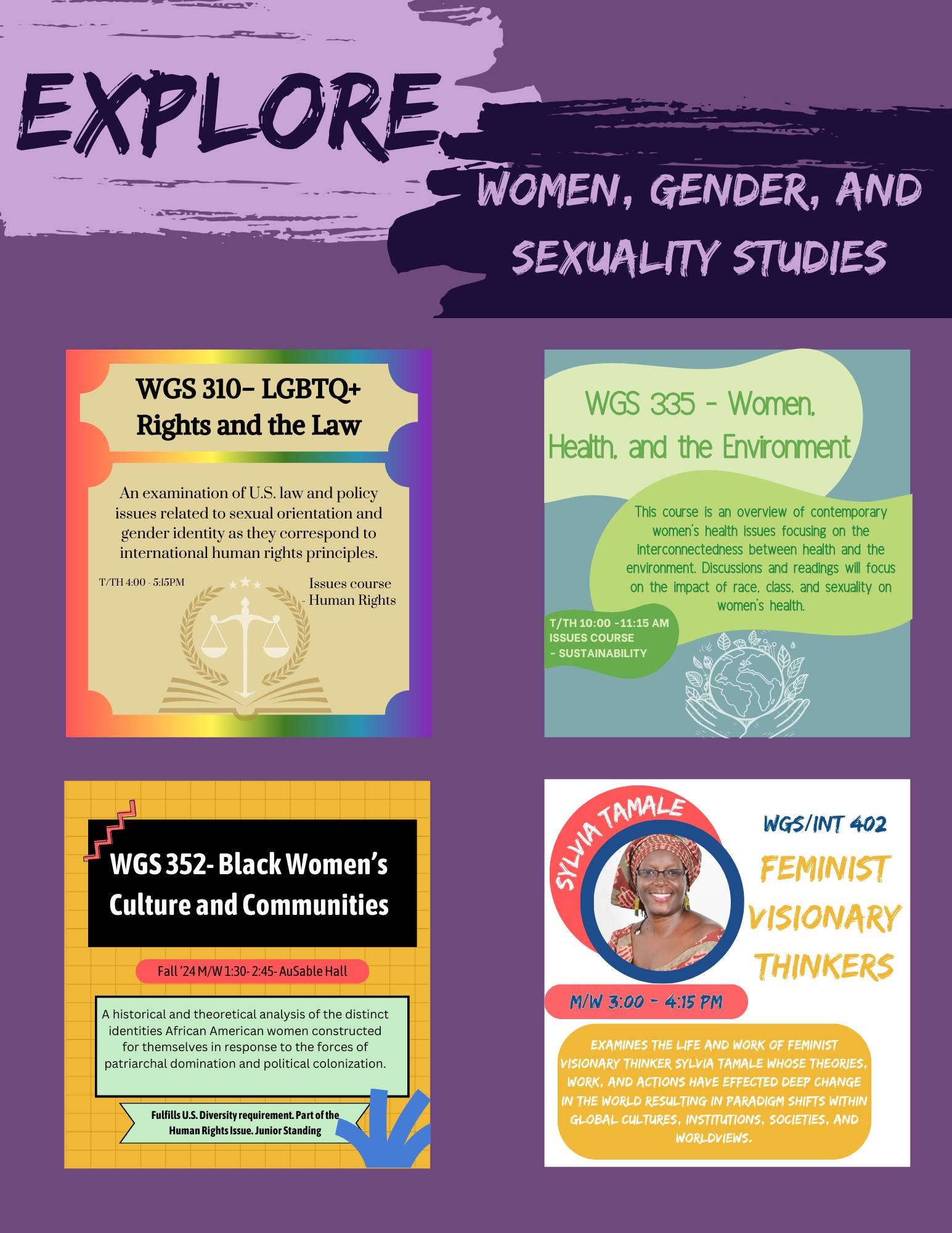 Explore Women, Gender & Sexuality Studies